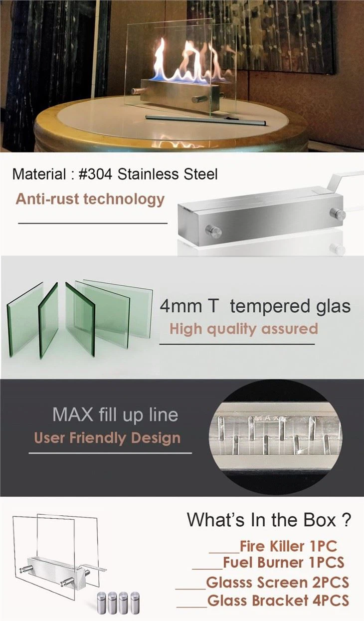 Stadium Table Top Fireplace